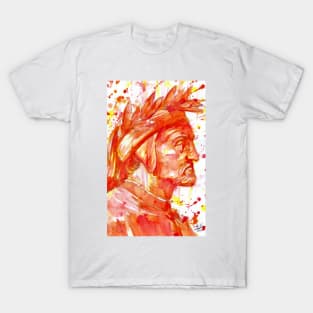 DANTE ALIGHIERI - after RAPHAEL - watercolor portrait T-Shirt